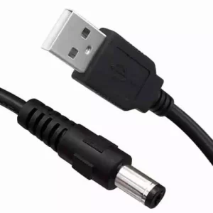 USB Type-A Male to DC, Barrel 5V DC Power Cable For Computers,Tablets and Networking